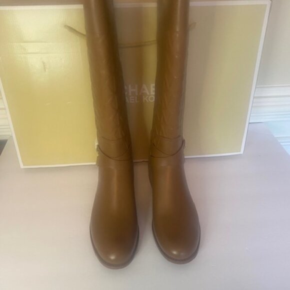 Michael Kors Kincaid Embossed Riding Boot size 10 M - Picture 3 of 11